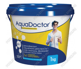 Средство по уходу за водой в бассейне AquaDoctor MC-T 1к. (таблетки по 20г) Средство по уходу за водой в бассейне AquaDoctor MC-T 1к. (таблетки по 20г)