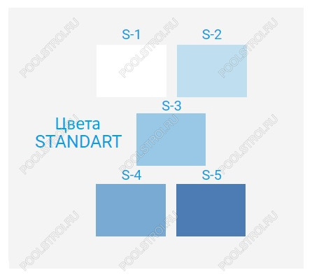 Композитный бассейн Престиж PREMIUM (5х2.8х1.5м) (Цвет Standart)