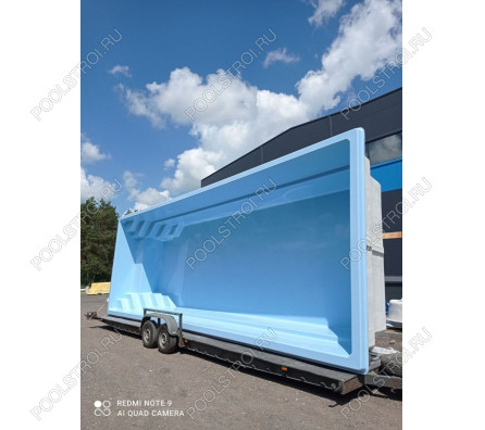Композитный бассейн Ривьера 1000 PREMIUM (10х3.6х1.5м) (Цвет Standart)