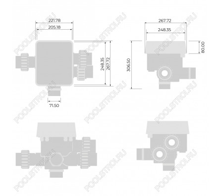 Автоматический клапан Aquaviva iWash24T